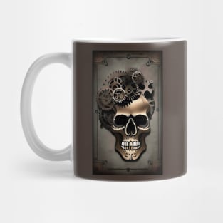 Machine Gears Machinery Cogs gears Skull Steampunk Mug